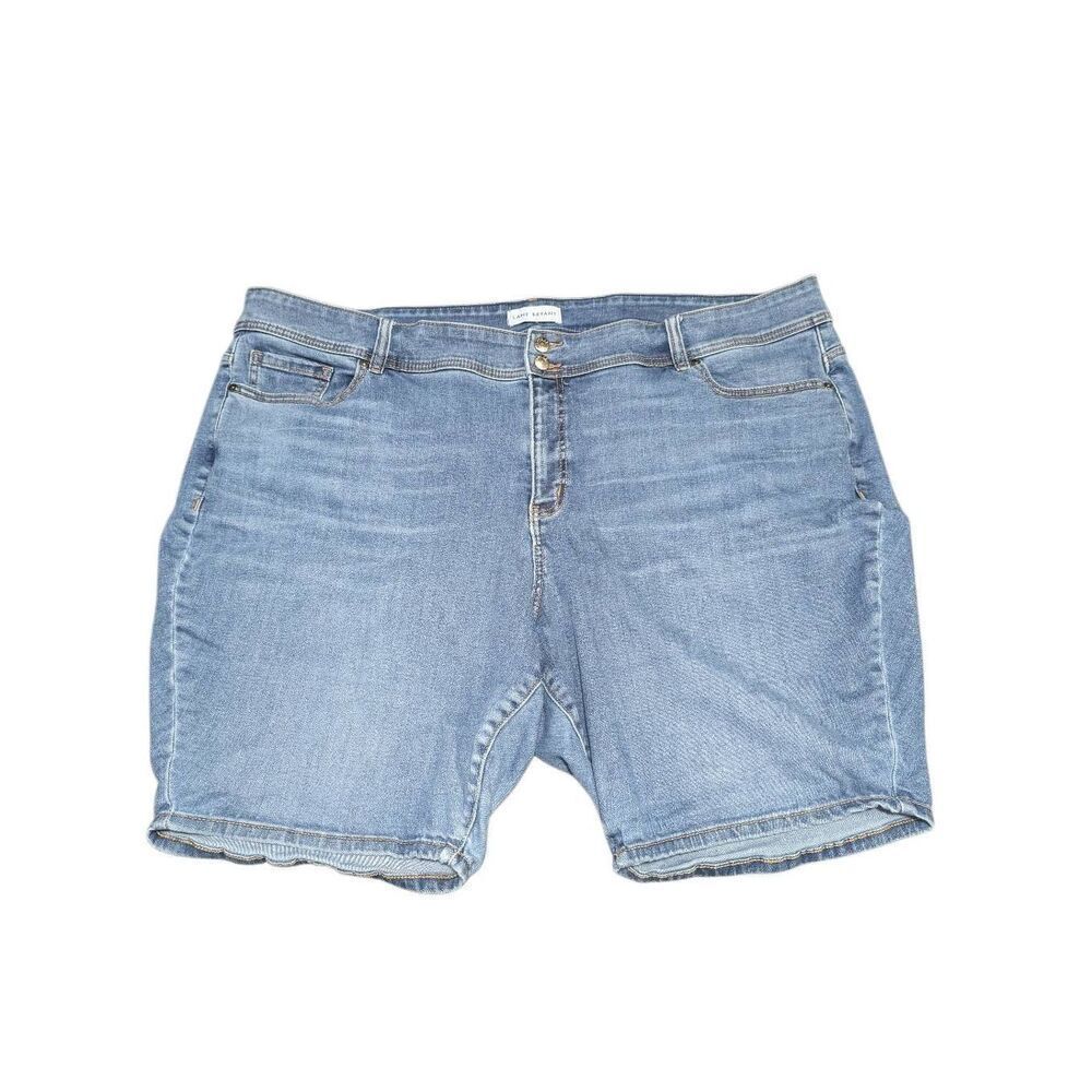 Lane Bryant Signature Fit Boyfriend Midi Jean Shorts, "Flex Magic Waistband," St